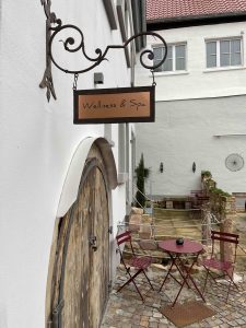 Innenhof der Steffushof Privatsauna